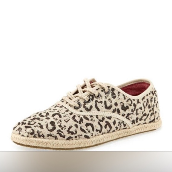 Toms Shoes - Toms Leopard Print Espadrille